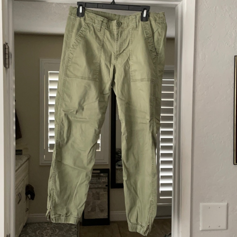 CAbi Olive Green Soft pants Size 8